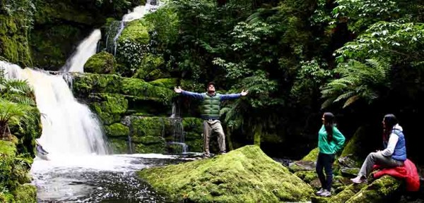 New Zealand hiking trails McLean Falls New Zealand hiking trails McLean Falls