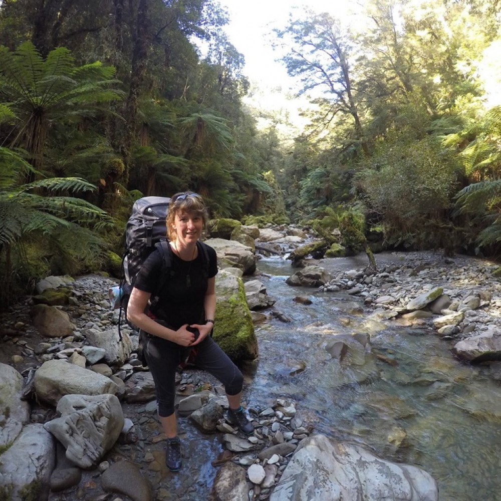 Guide Madeleine enjoys her own tramping adventures
